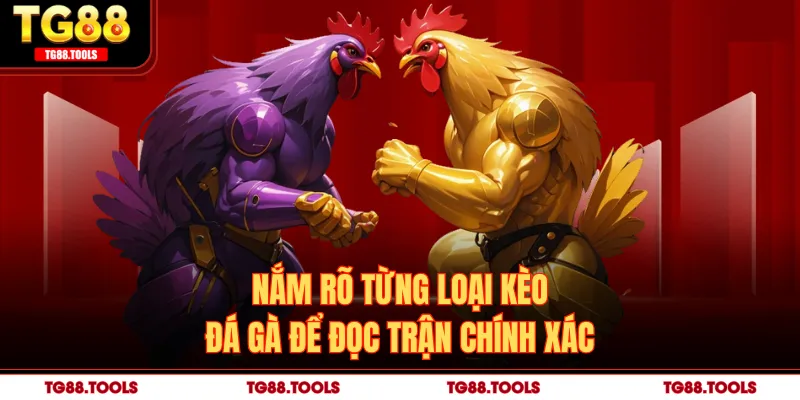 Nắm rõ từng loại kèo đá gà để đọc trận chính xác